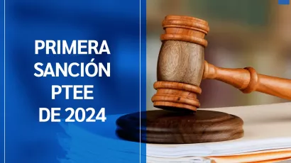 Primera sanción PTEE de 2024. Imagen Freepik