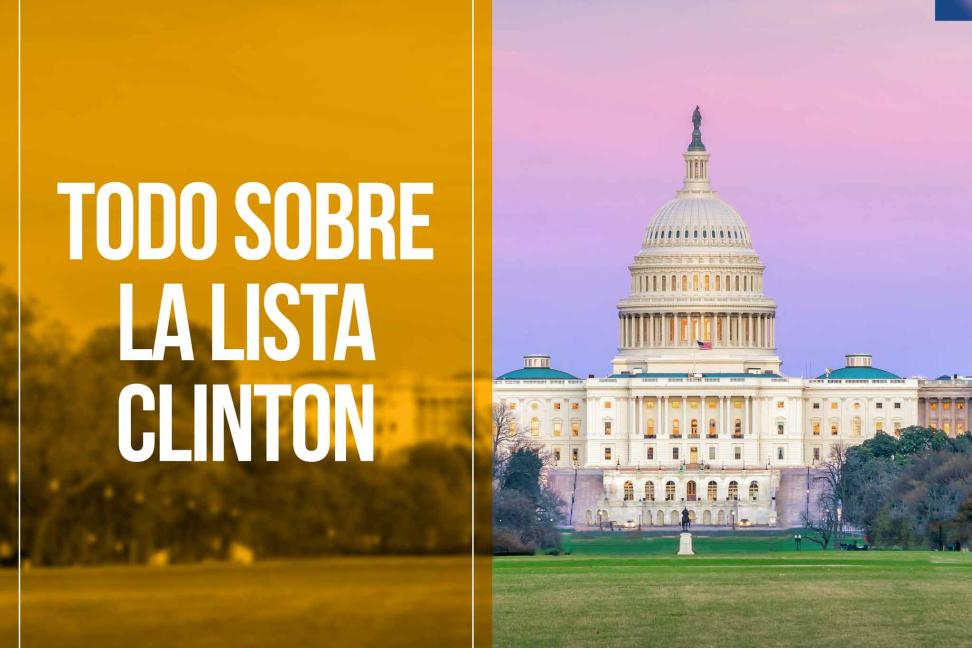 Lista Clinton: herramienta para prevenir lavado de activos. Imagen Freepik